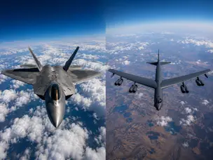 F-22 Raptor vs B-52 bomber: Which aircraft can fly higher?