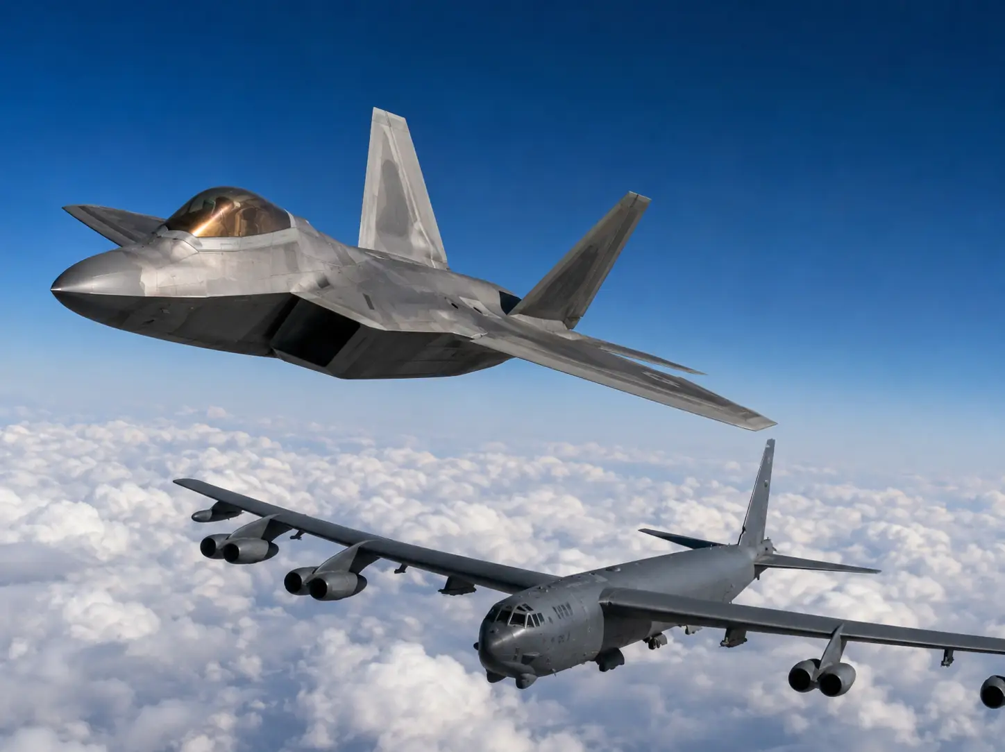 F-22 Raptor vs B-52 bomber: Why one aircraft needs far more expensive paint