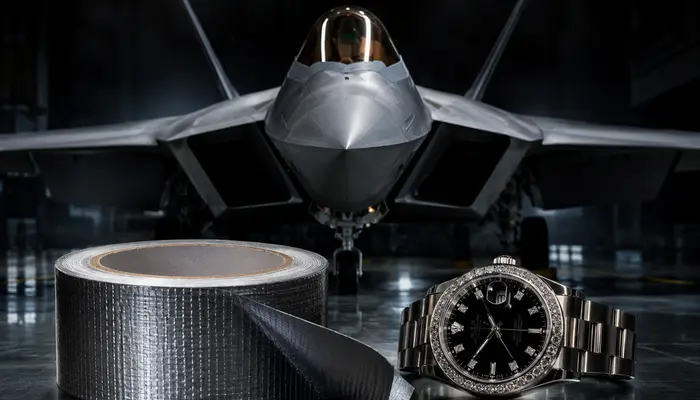 Why the tape used on an F-22 costs more than a Rolex watch