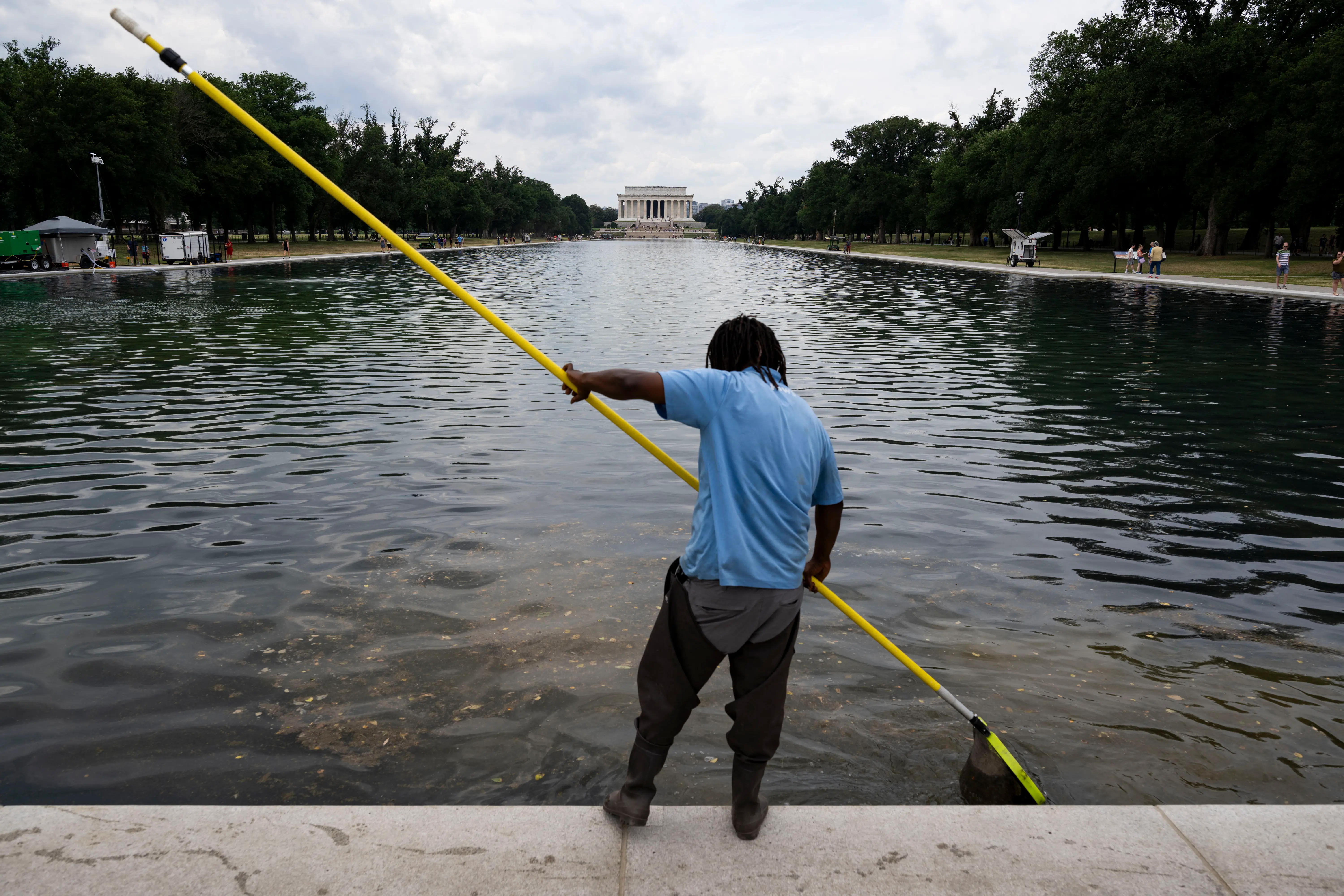 'One of the worst in business': Trump threatens to sue ABC news over Reflecting Pool report