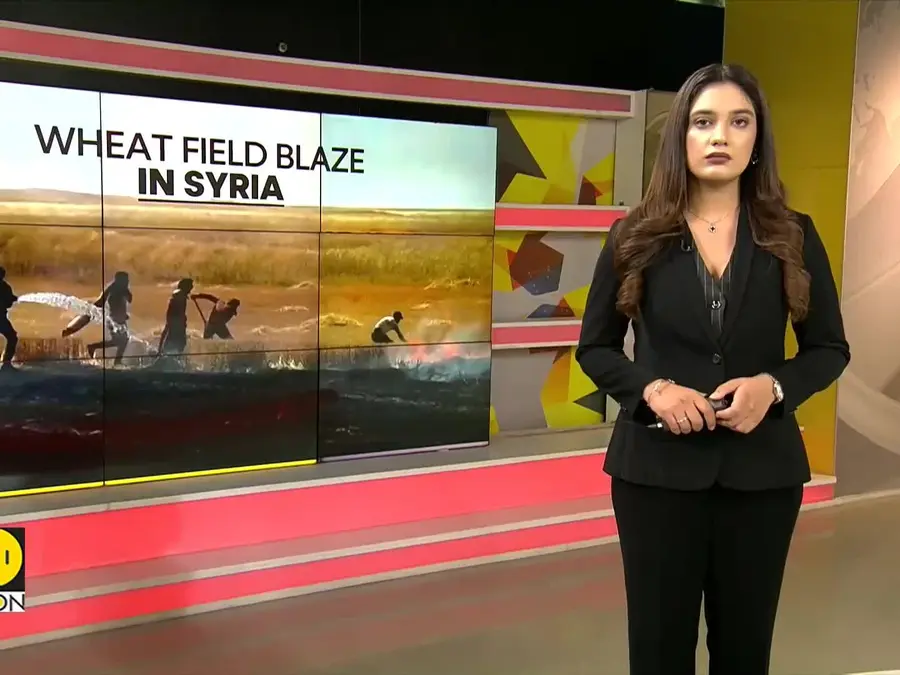 Wildfires Engulf Wheat Fields Across Syria