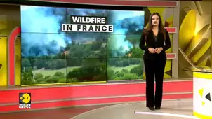 Firefighters Battle Wildfires In France's Ain
