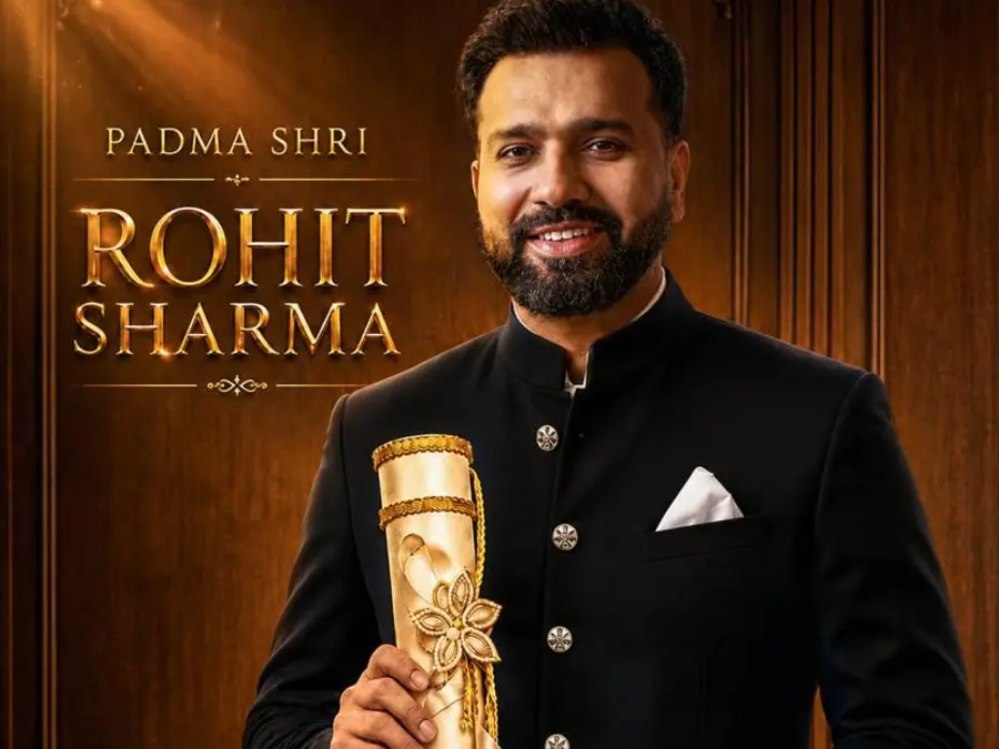 ‘23rd June brings all kinds of magic’: Rohit Sharma after Padma Shri honour