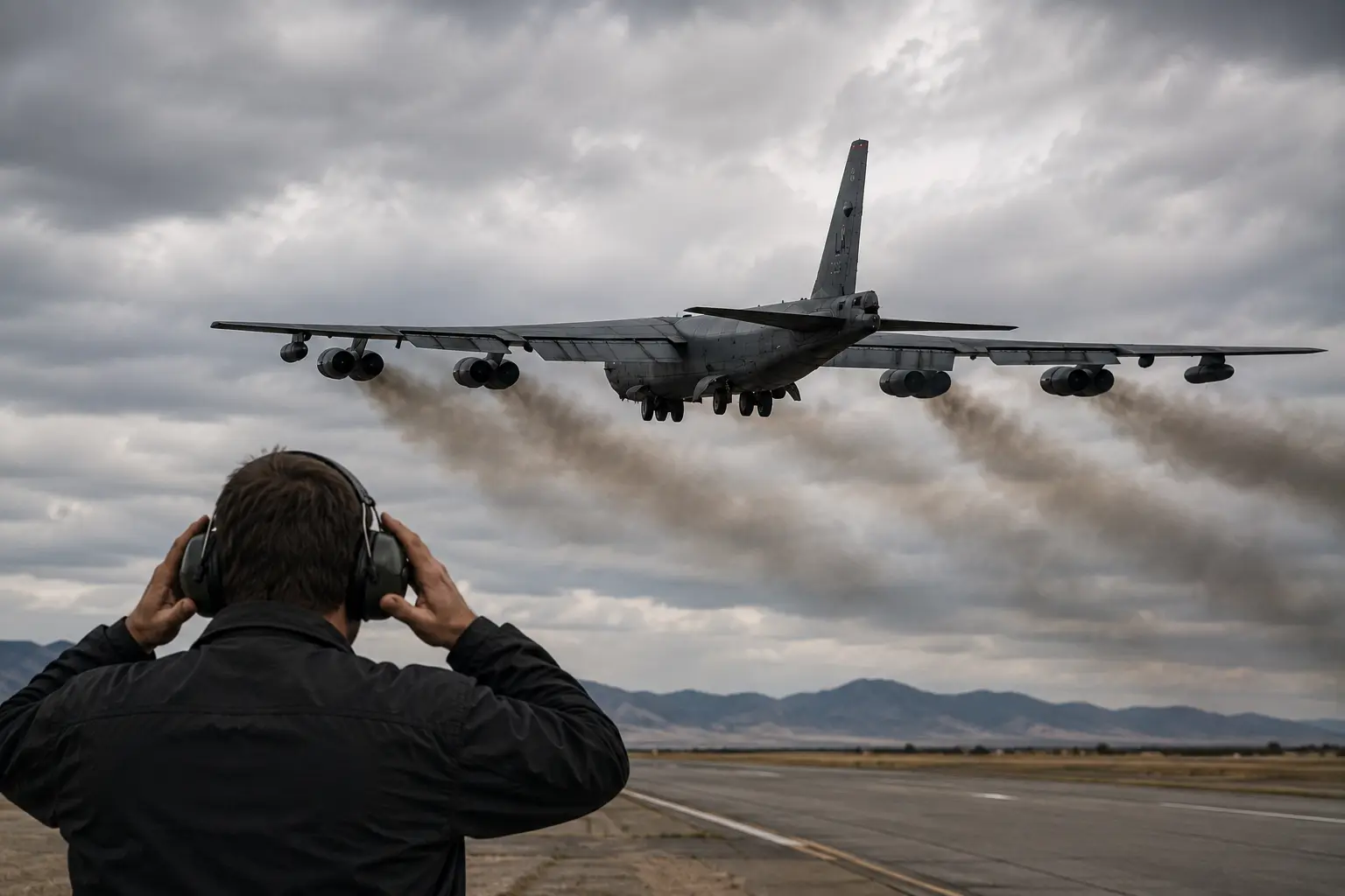 Thunderous roar: How loud is a B-52 bomber?