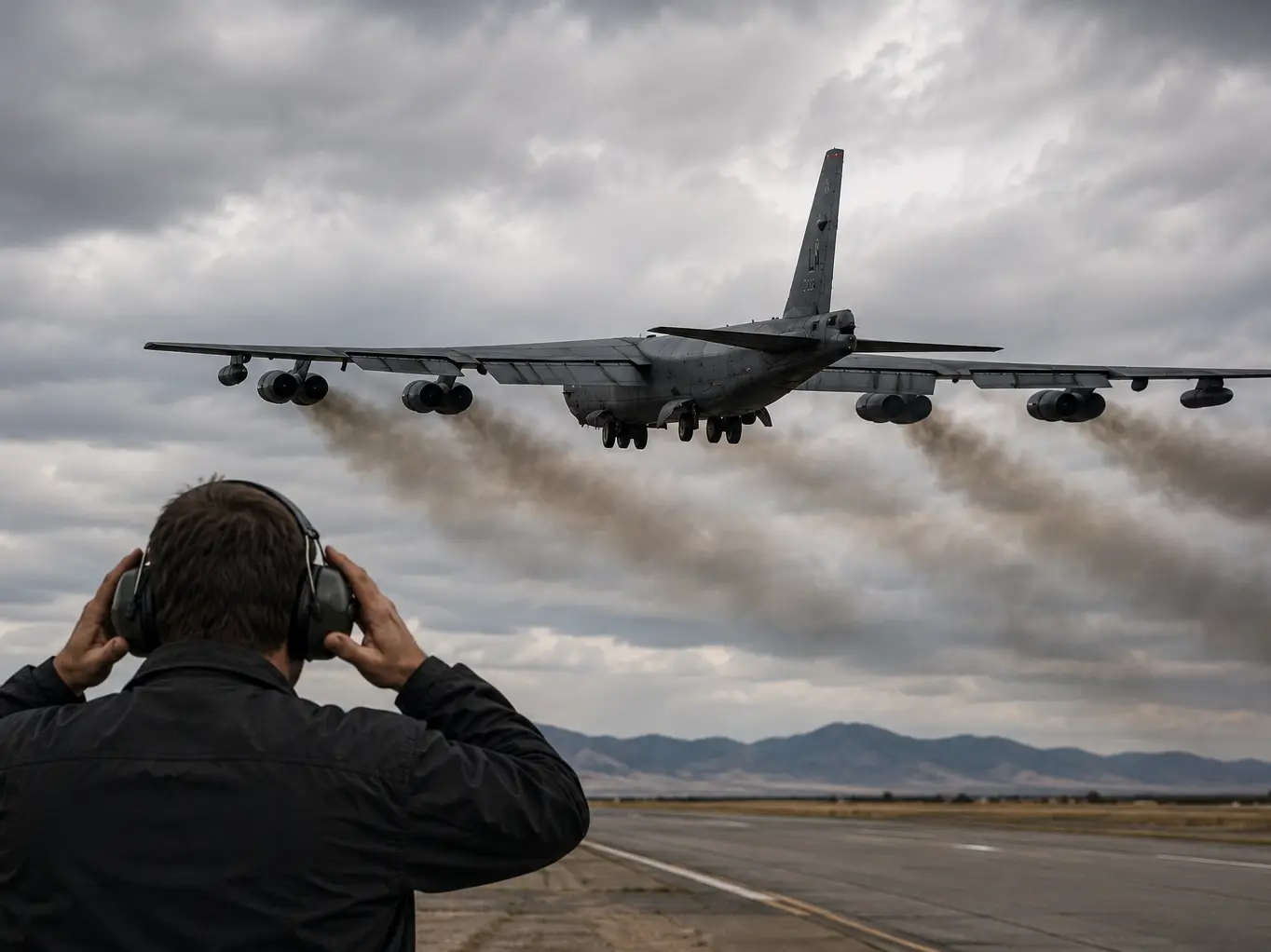 Thunderous roar: How loud is a B-52 bomber?