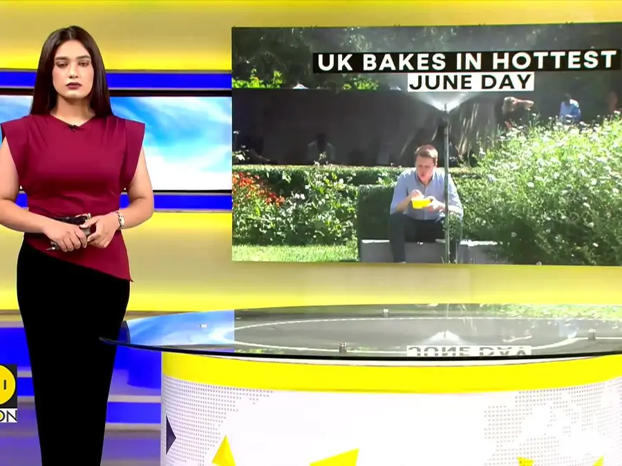 UK Bakes In Record Heat As Temperatures Hit 36.1°C