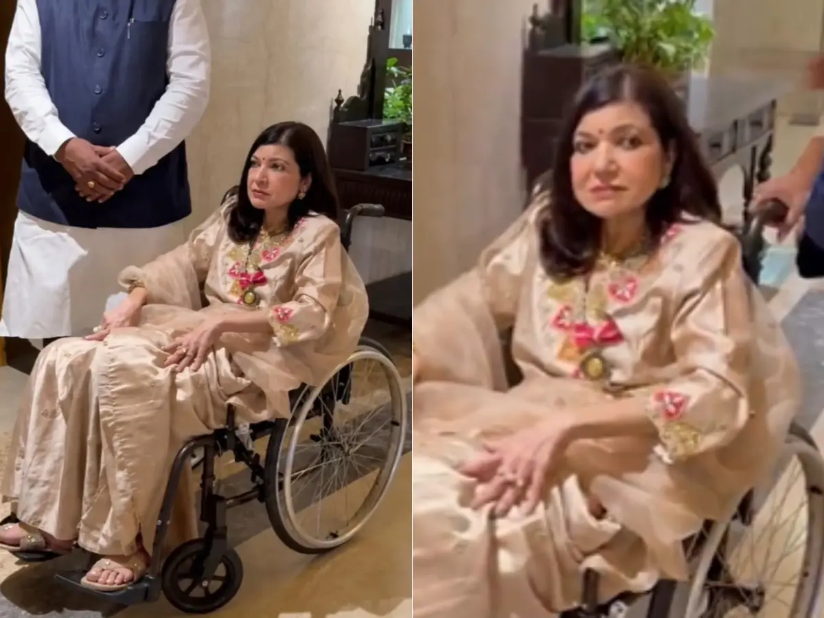 Alka Yagnik spotted in wheelchair after receiving Padma Bhushan award; leaves fans concerned Alka Yagnik spotted in wheelchair after receiving Padma Bhushan award; leaves fans concerned