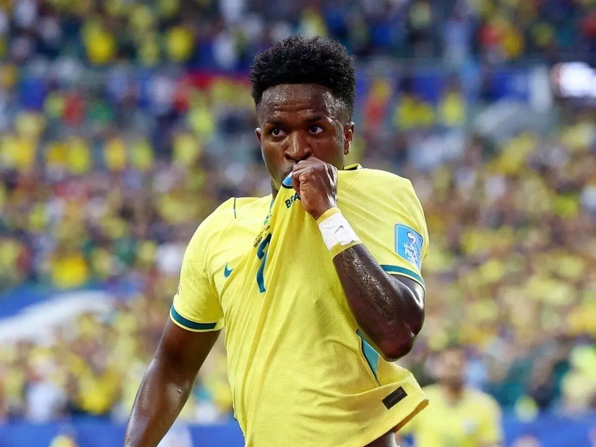 World Cup 2026: Brazil’s Vinicius Jr. equals R9’s feat with brace against SCO to enter Golden Boot race World Cup 2026: Brazil’s Vinicius Jr. equals R9’s feat with brace against SCO to enter Golden Boot race