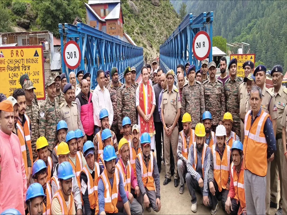 BRO Restores Vital Gulabgarh–Machail Road Link with New Bailey Bridge at Chishoti