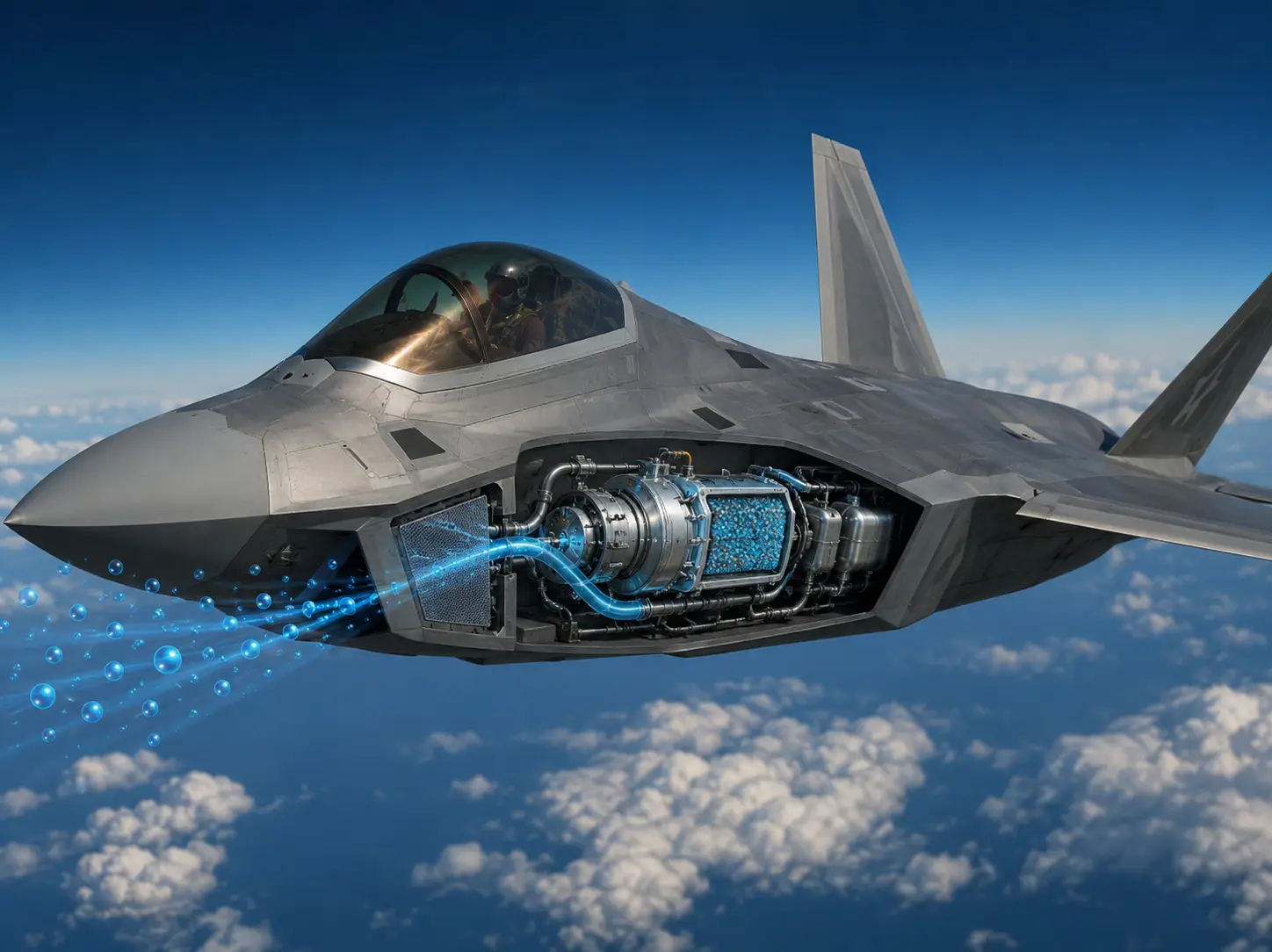 How the F-22 creates its own breathable oxygen out of thin air