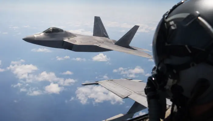 How close does an enemy jet have to get to actually see the F-22 fighter jet on radar?