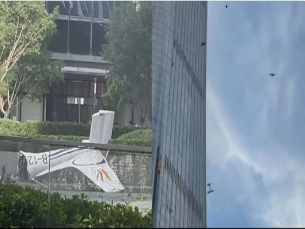 VIDEO: Small aircraft crashes into Beijing's tallest building, smoke, falling debris recorded