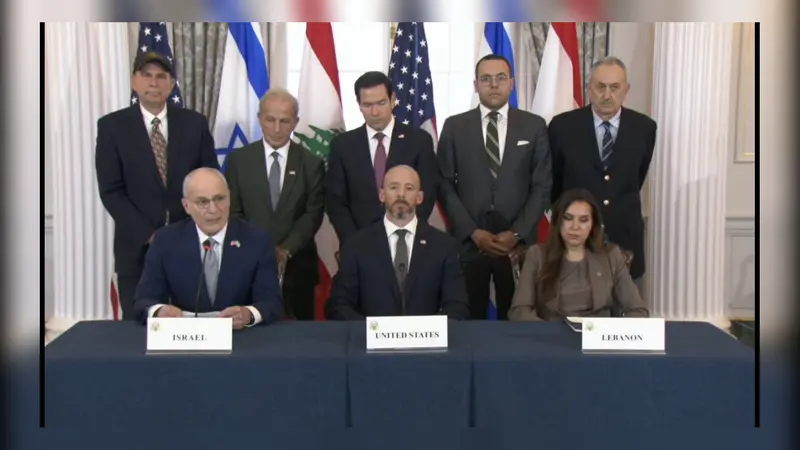 US, Israel, Lebanon sign trilateral framework agreement after fifth round of talks in DC US, Israel, Lebanon sign trilateral framework agreement after fifth round of talks in DC
