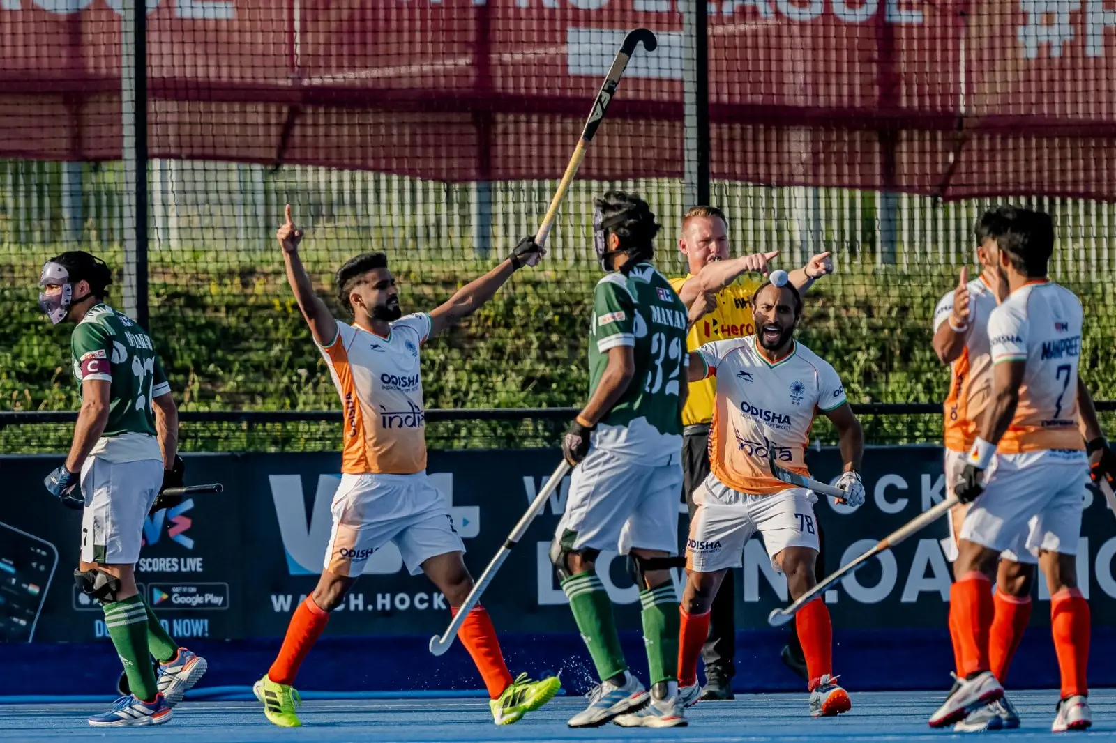 FIH Pro League: Clinical India thrash Pakistan 7-1 in goal fest