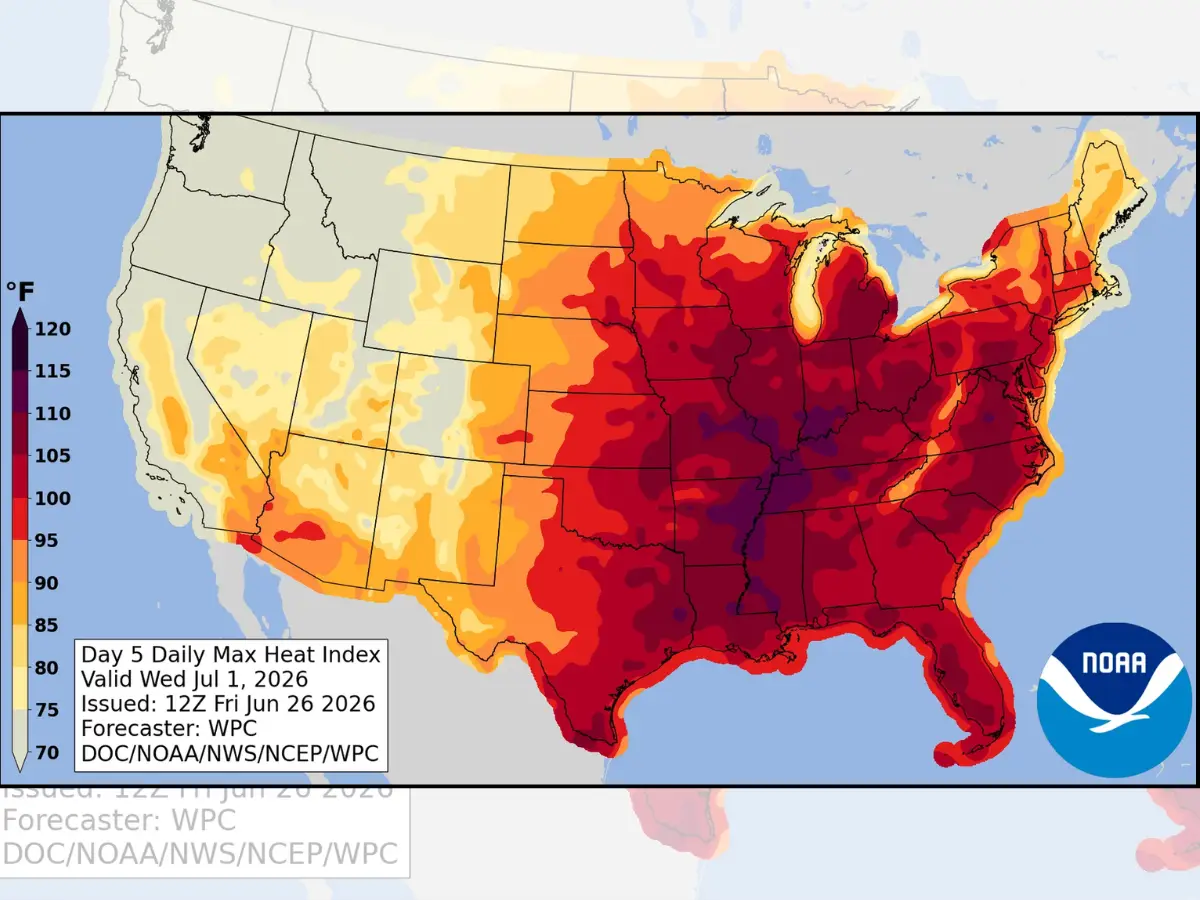 'It will melt your face off': Heat dome to scorch United States through July 4