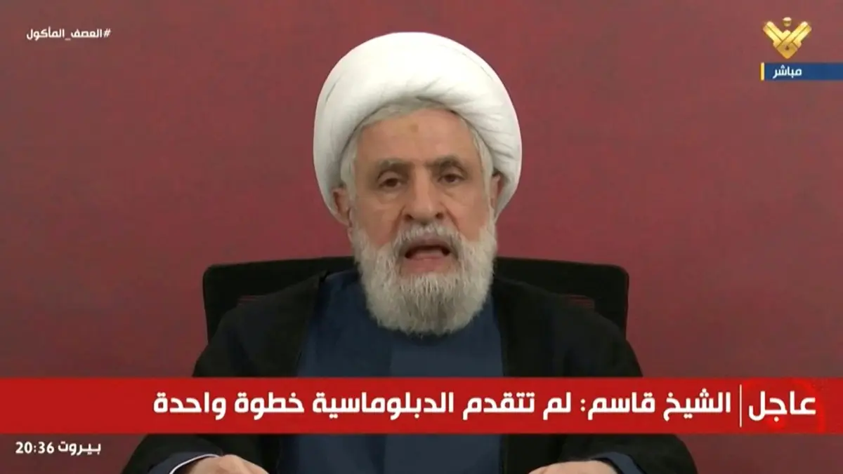 Hezbollah's Naim Qassem calls US-Israel-Lebanon framework 'humiliating' warns against surrendering 'sovereignty'