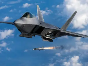 Why the F-22 fighter jet opens its weapon bays for less than one second to fire