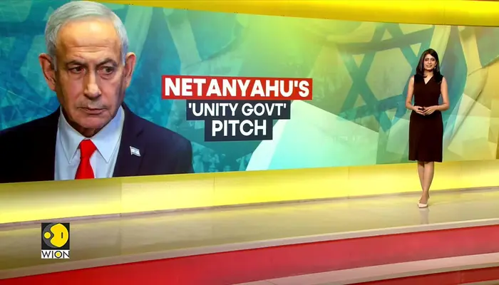 Israel's PM Benjamin Netanyahu sets out core principles for a unity government