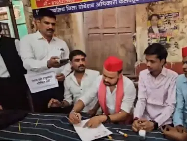 ‘Make cow Rashtra Mata’: SP leader writes to PM Modi with his blood | Video ‘Make cow Rashtra Mata’: SP leader writes to PM Modi with his blood | Video