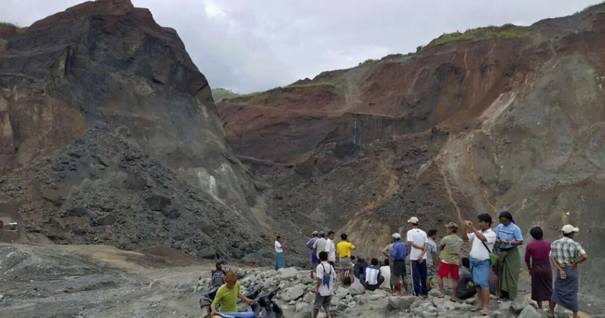 At least 5 dead, 15 missing after landslide at Myanmar jade mine