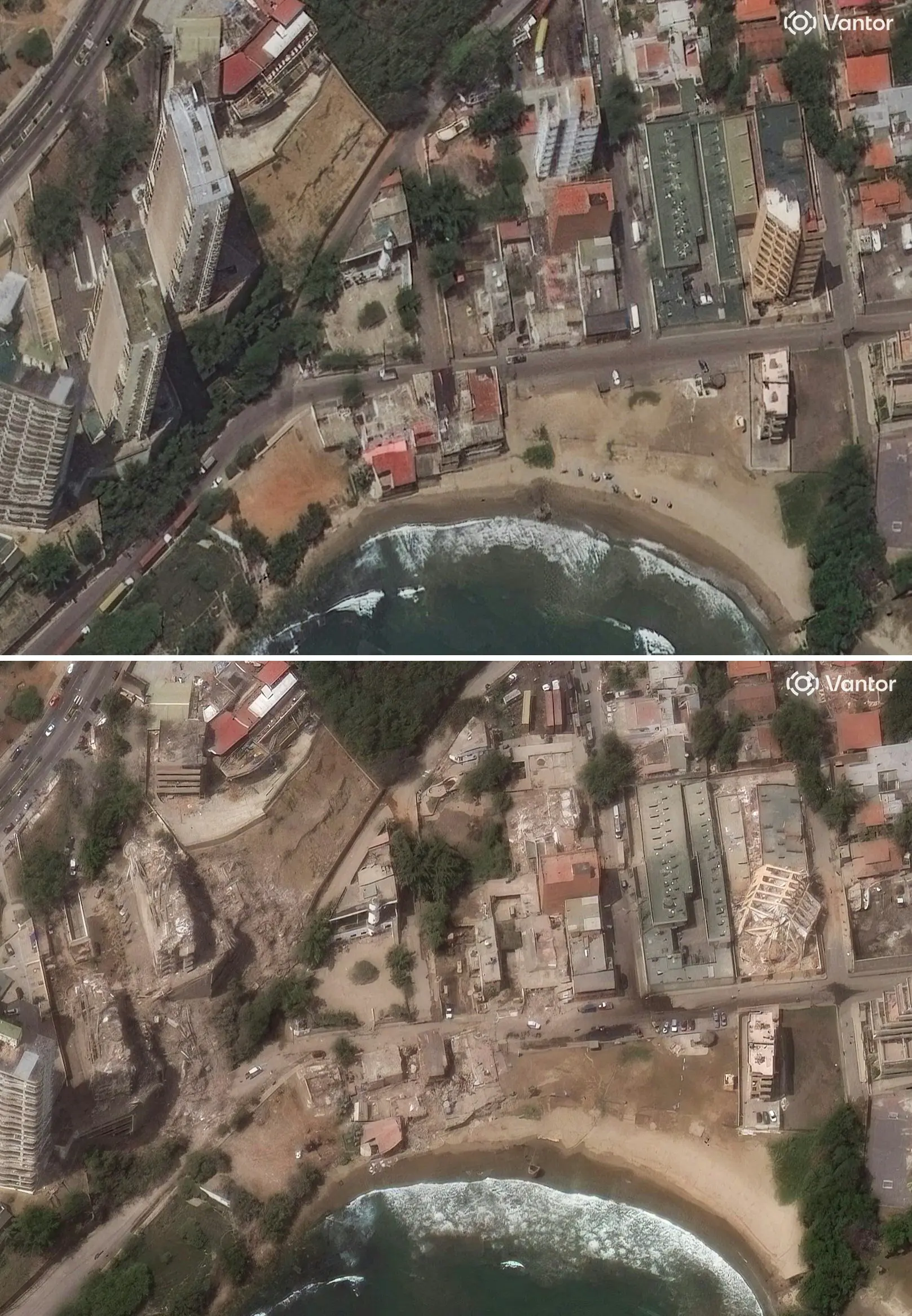 Orbiting sensors guide relief teams