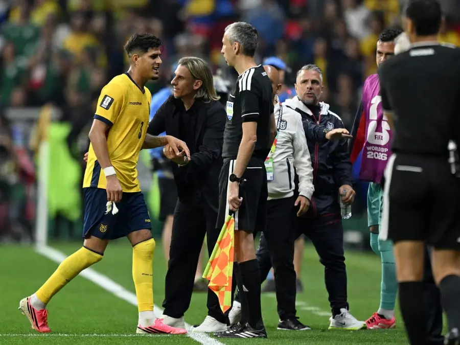 Piero Hincapie become second player to be sent off for covering his mouth. What happened?
