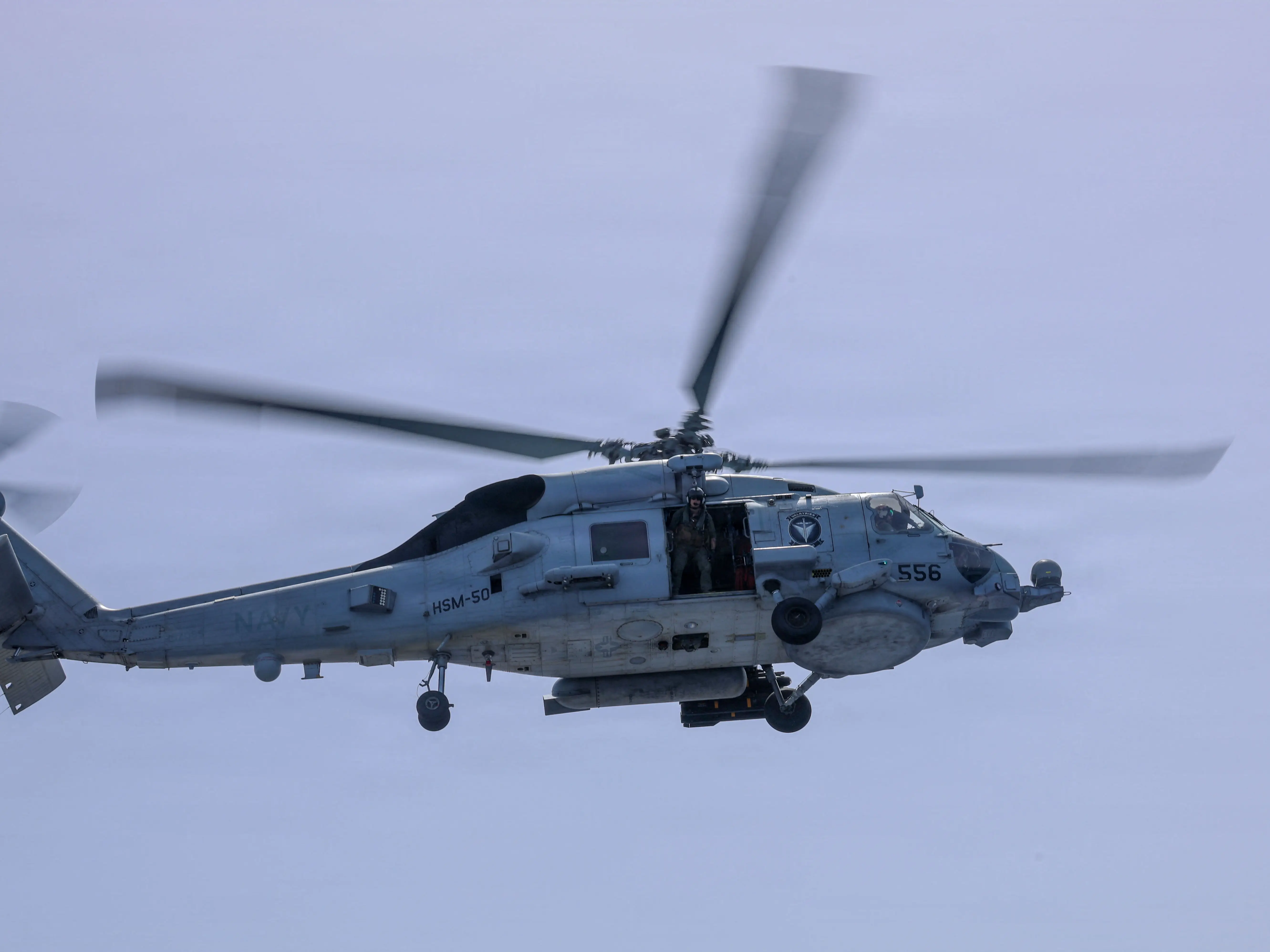 US Navy helicopter makes emergency landing in Arabian Sea, one crew missing