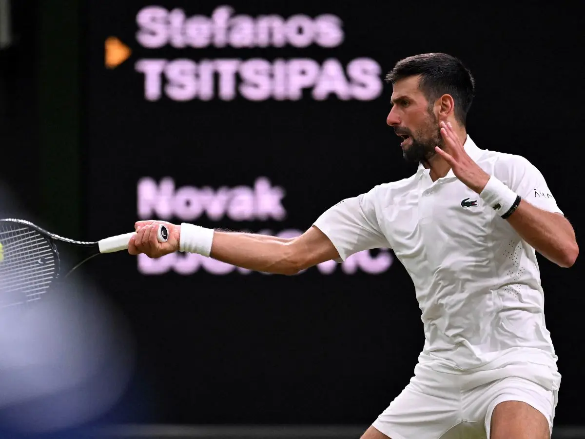 Novak Djokovic eases past Tsitsipas in straight sets to enter Wimbledon Round 3