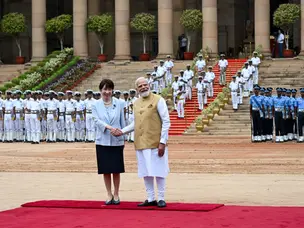 In pics: India welcomes Japanese PM Sanae Takaichi on her maiden visit