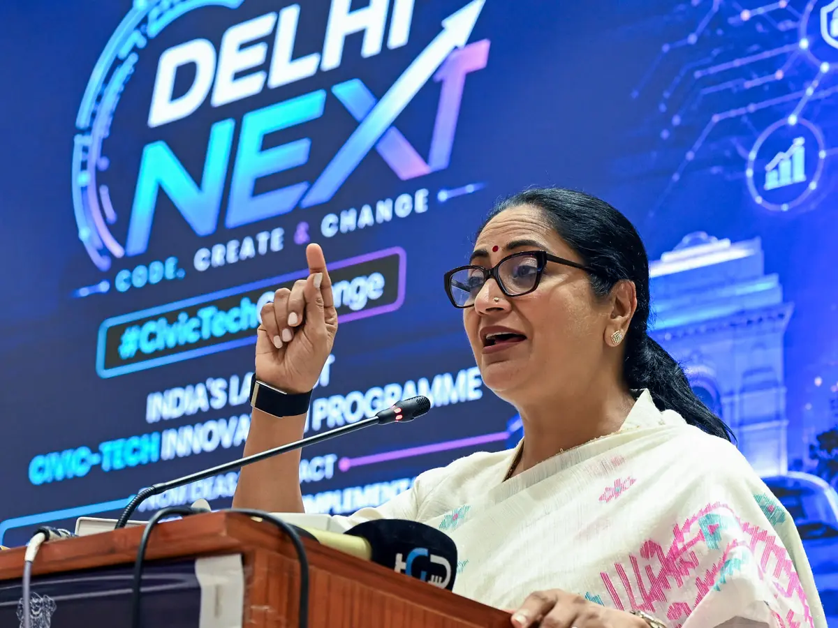 Delhi CM Rekha Gupta unveils Top 60 civic-tech innovations to transform ...