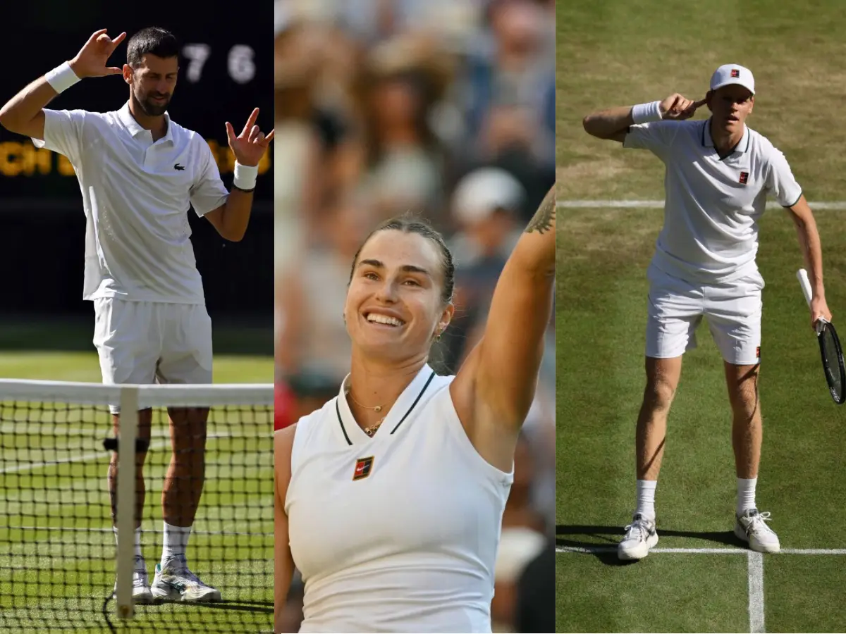 Wimbledon 2026: Djokovic equals Federer's record as Sinner, Sabalenka and Osaka advance; Medvedev knocked out