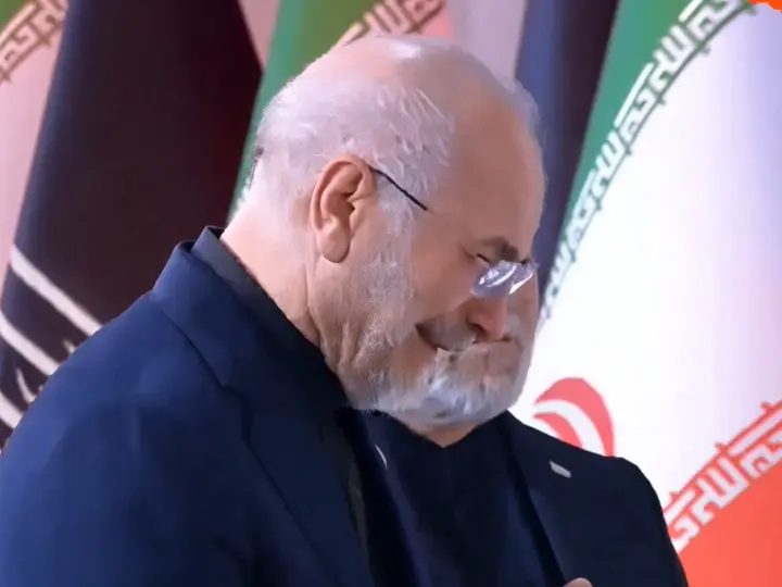 Watch: Pezeshkian, Ghalibaf break down as Iran bids farewell to Ayatollah Ali Khamenei
