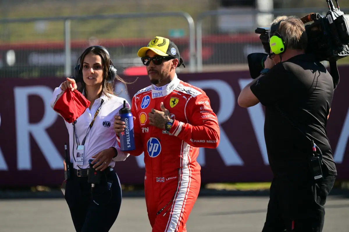 Lewis Hamilton sends Silverstone crowd wild with stunning sprint pole for Ferrari