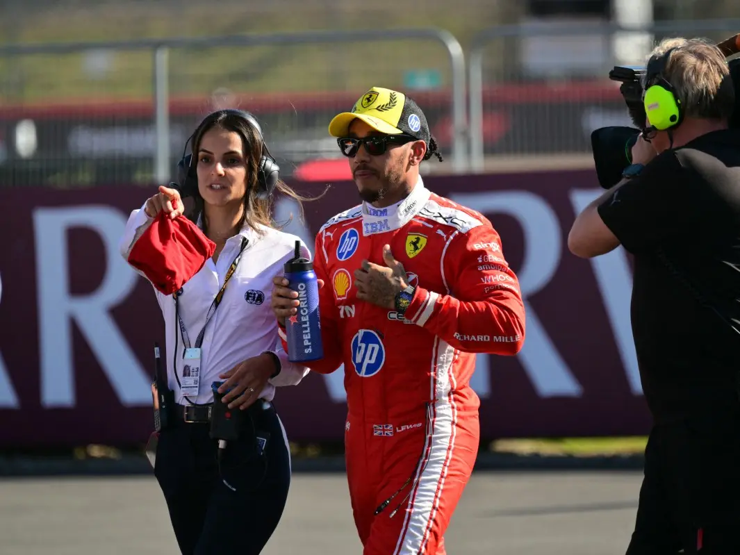 Lewis Hamilton sends Silverstone crowd wild with stunning sprint pole for Ferrari Lewis Hamilton sends Silverstone crowd wild with stunning sprint pole for Ferrari