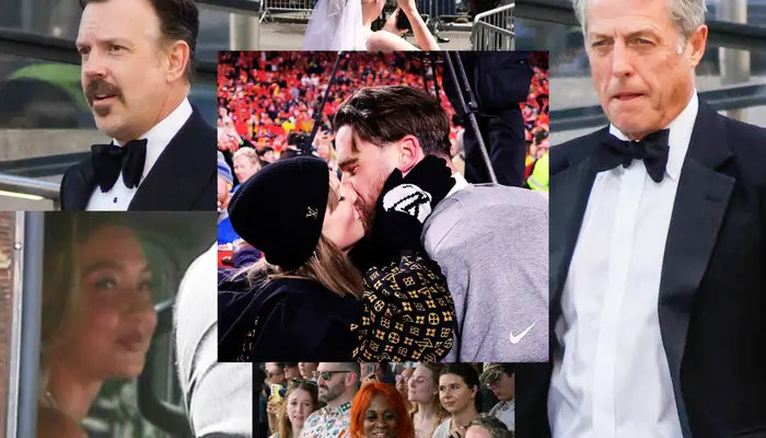 Fan girl in a veil, Gigi Hadid in pink and more: Pics from Taylor Swift and Travis Kelce's star-studded wedding