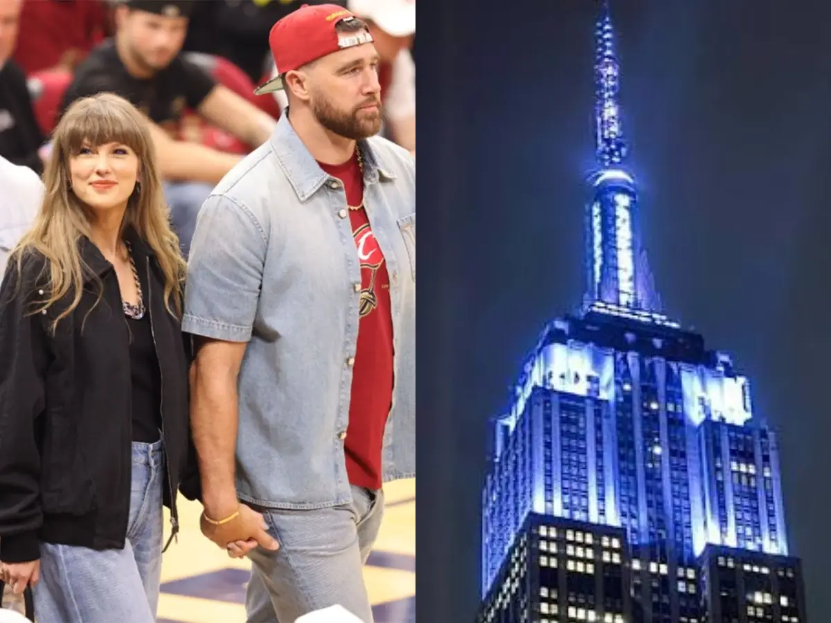 Taylor Swift-Travis Kelce wedding: New York's Empire State Building turns blue in a sparkling tribute