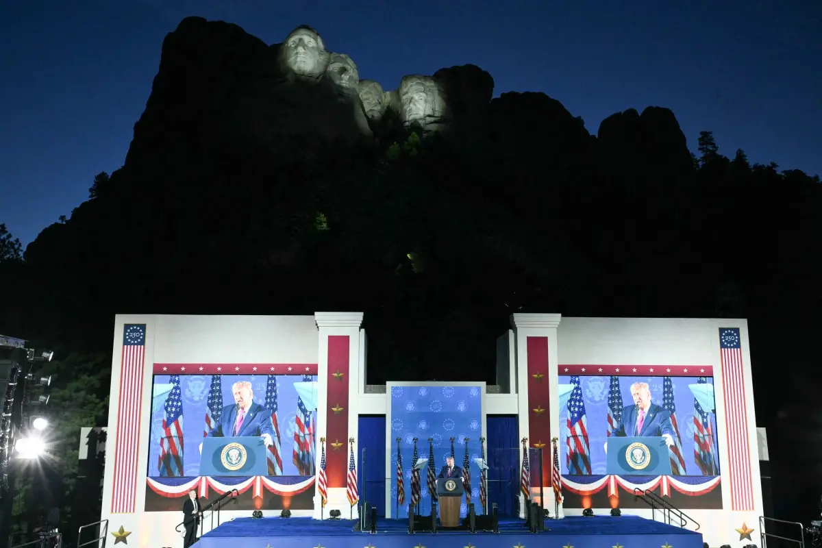 Communist or patriot: Trump calls communism 'enemy' in Mount Rushmore speech