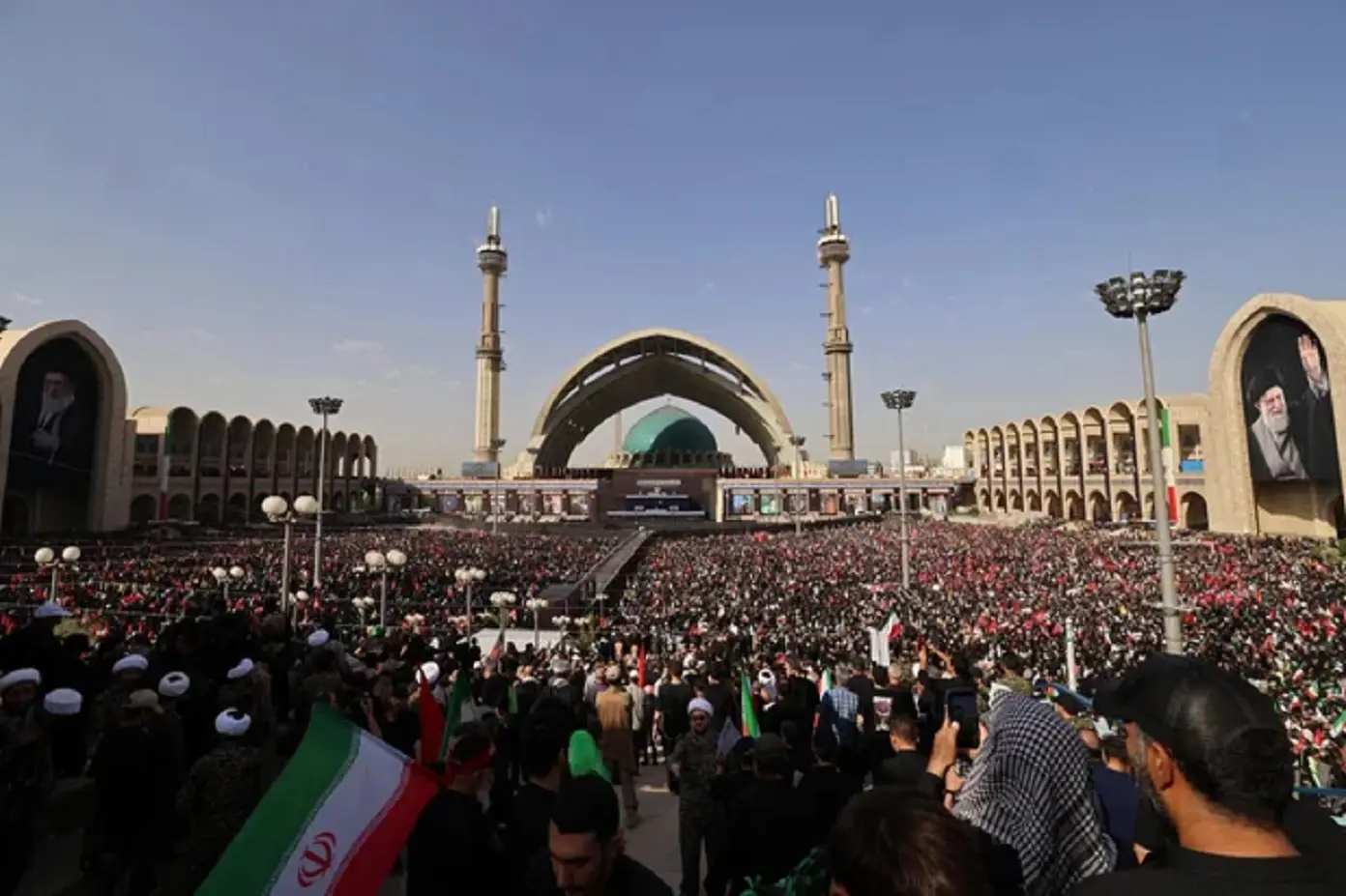Mourners chant ‘death’ to America and Israel at Khamenei funeral; Trump says ‘gave them a week off’