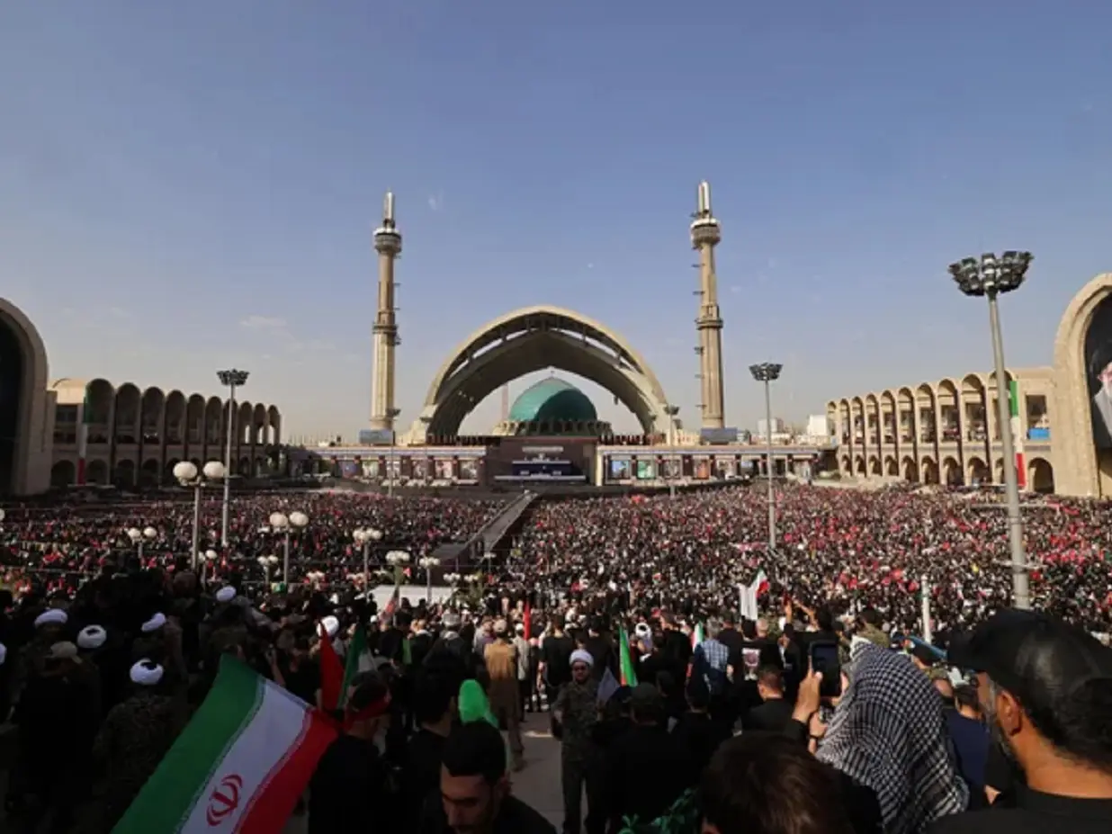 Mourners chant ‘death’ to America and Israel at Khamenei funeral; Trump says ‘gave them a week off’