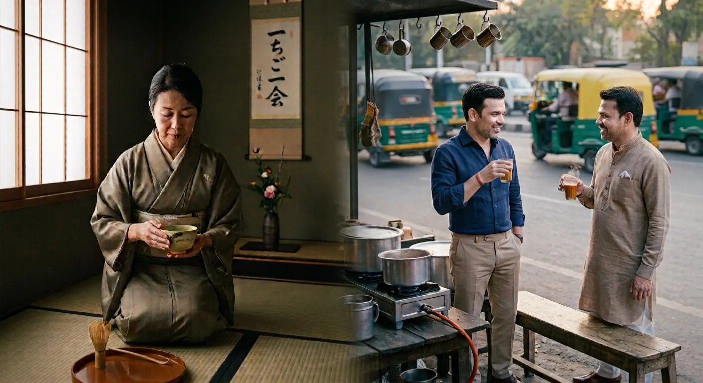 Tea, chai, and the art of slowing down in Japan and India