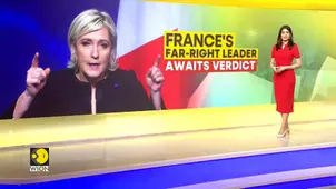 France's national rally leader Marine Le Pen awaits a defining verdict