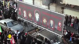 Khamenei funeral: 'Death to America' and anti-Trump chants echo across Tehran procession