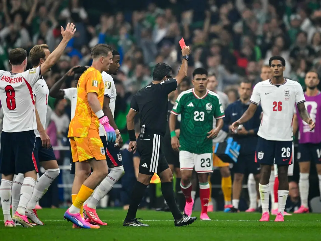 FIFA 2026 | Jarell Quansah gets sent off and England respond with a goal vs Mexico FIFA 2026 | Jarell Quansah gets sent off and England respond with a goal vs Mexico