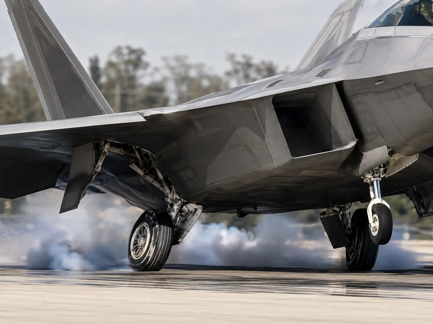 Why the F-22's tyres wear out so quickly