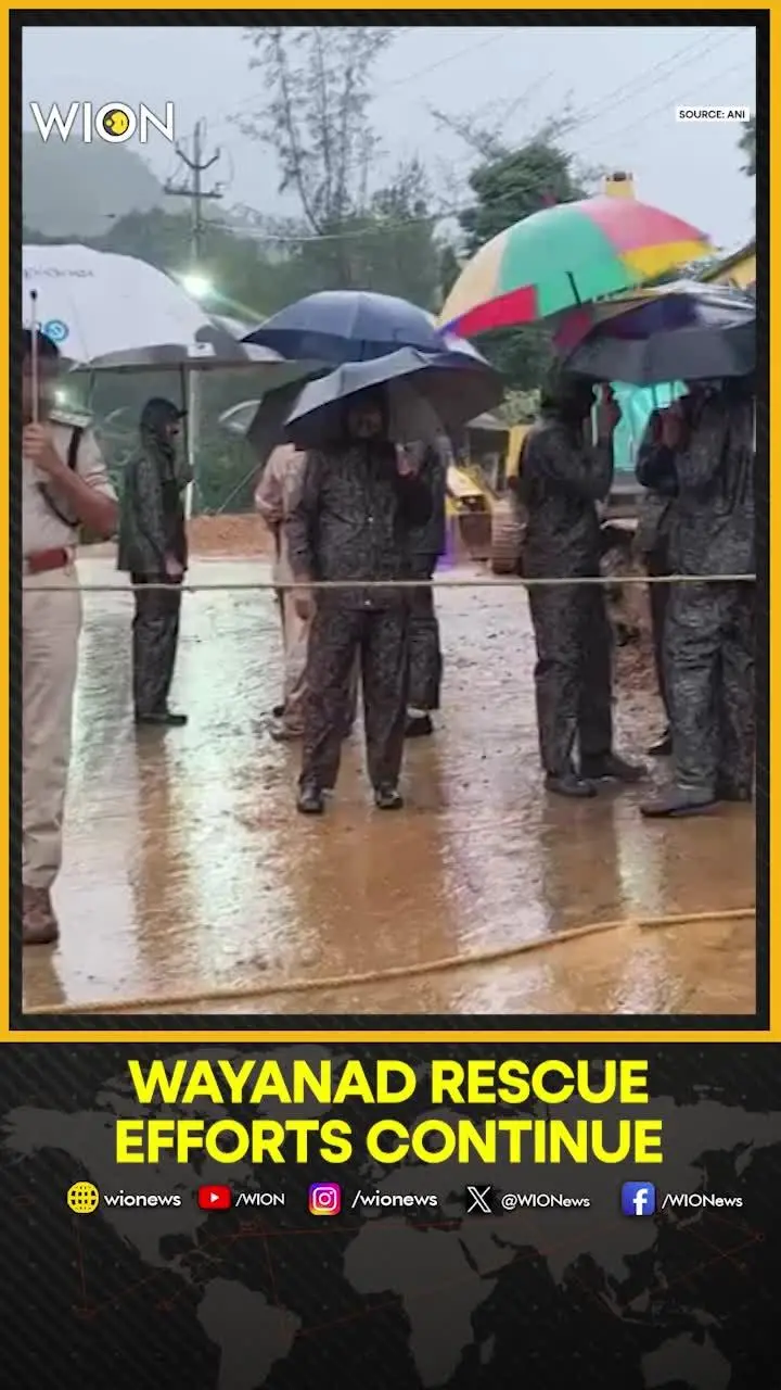 Wayanad landslide: Four dead, nine missing as massive rescue operation continues