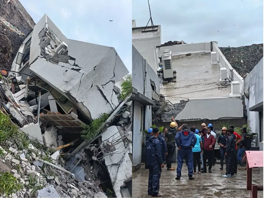 Pune building collapse:  At least 15 trapped after waste mound crashes into PCMC plant
