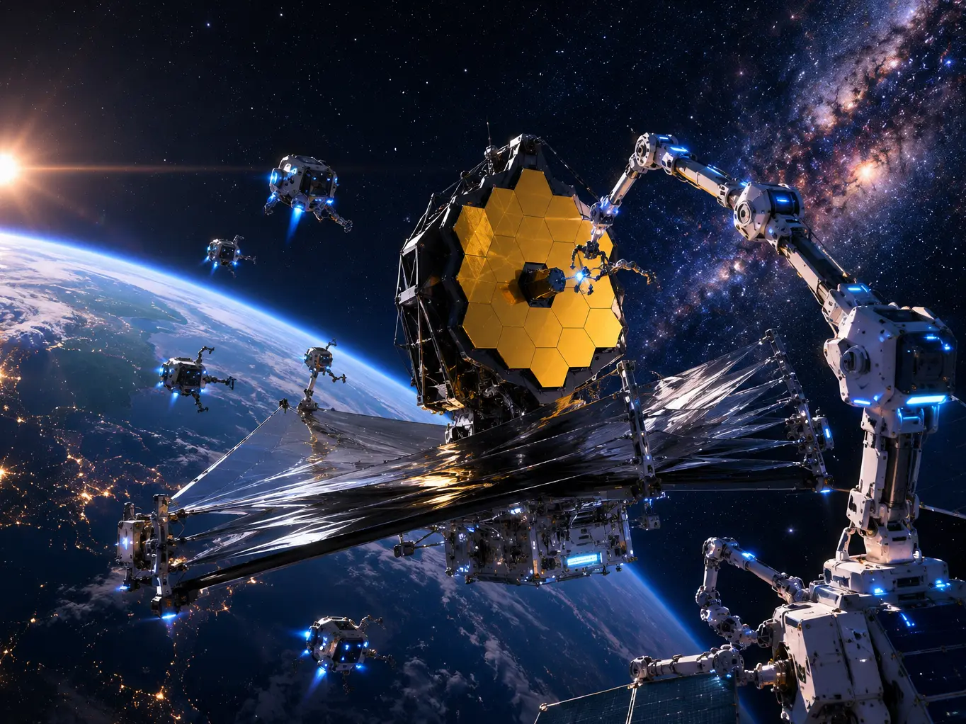‘Robots will do the job’: NASA's next alien-hunting telescope won't need astronauts for repairs ‘Robots will do the job’: NASA's next alien-hunting telescope won't need astronauts for repairs