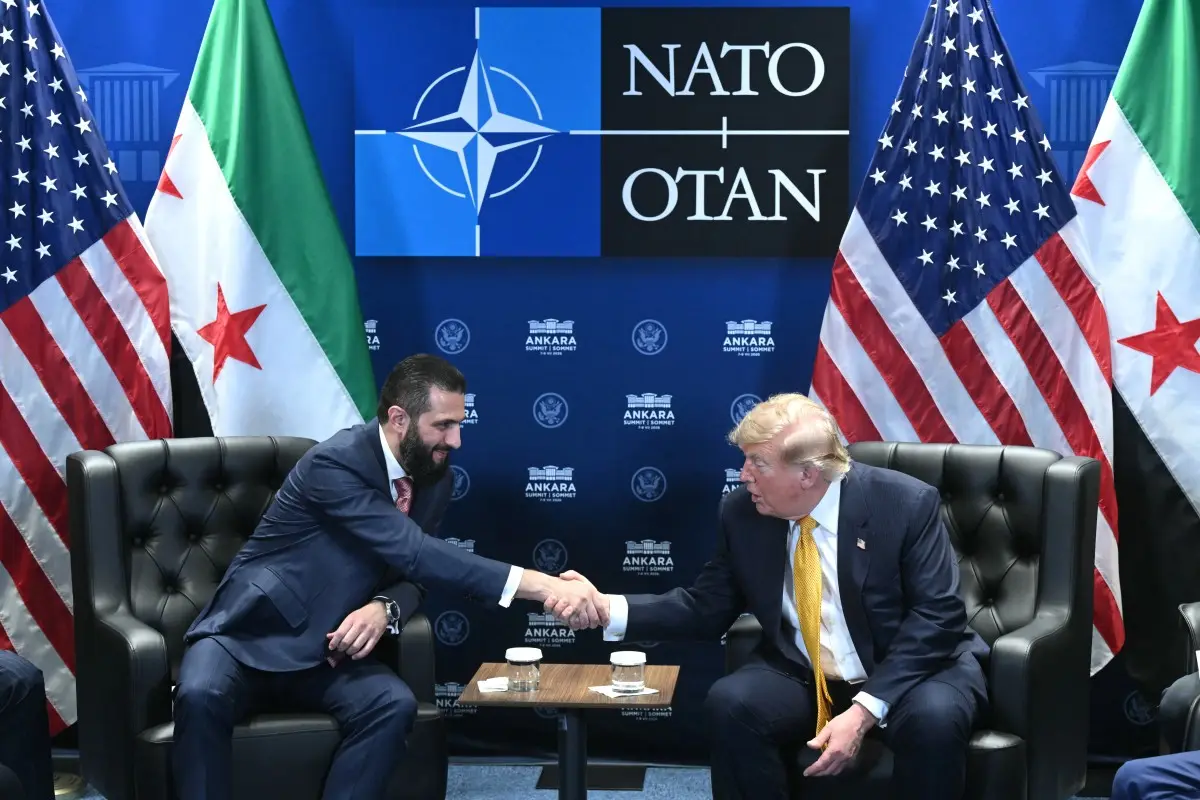 Trump says ​al-Sharaa has done a 'fantastic job,' hints at removing Syria from terror list