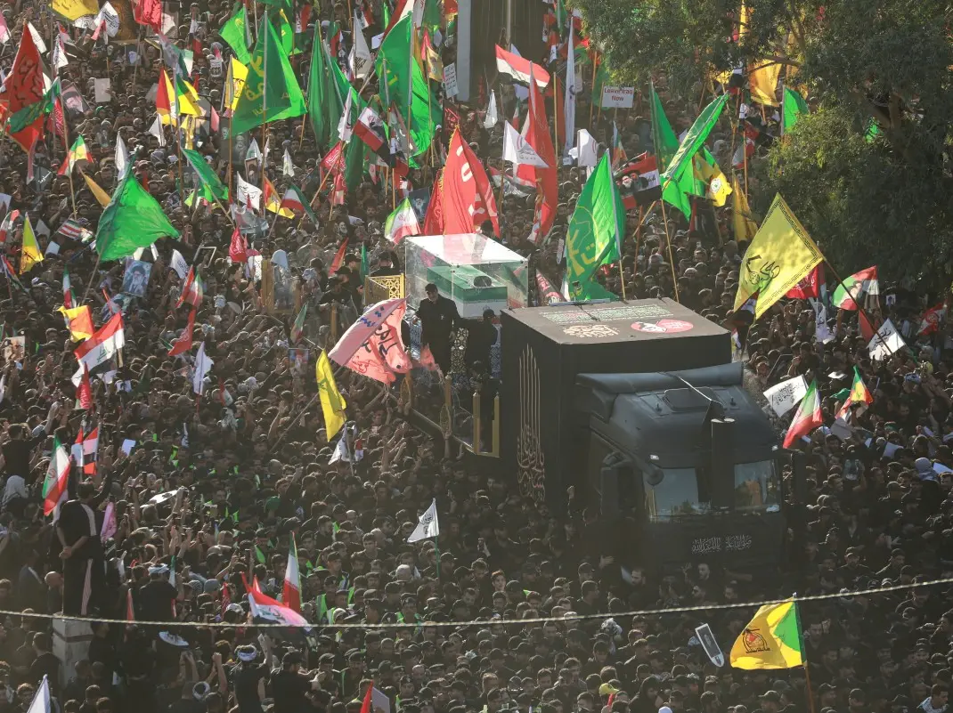 In Pics: Millions gather across Iraq's Najaf and Karbala for Ayatollah Khamenei procession