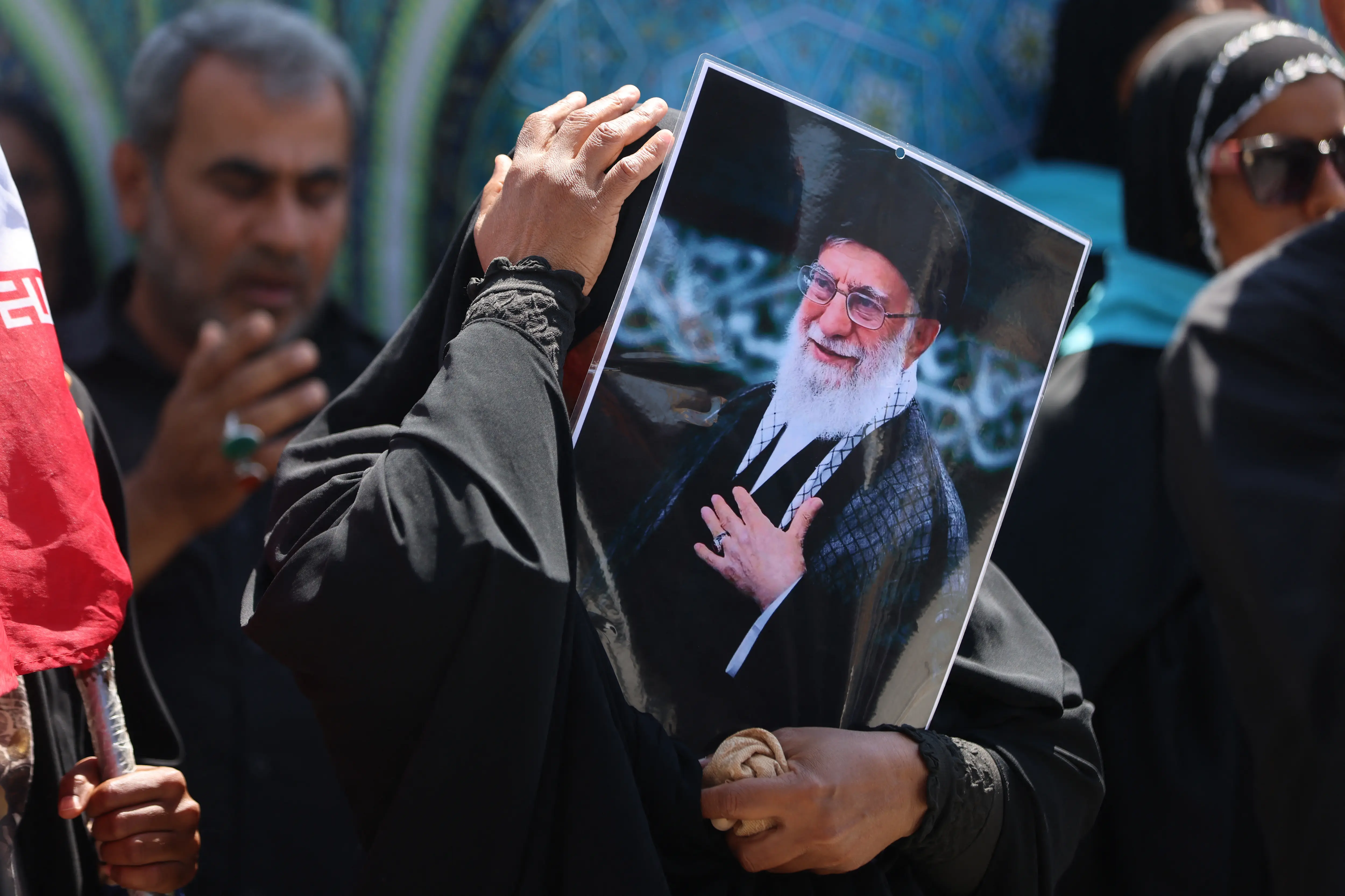 The final burial takes place in Mashhad